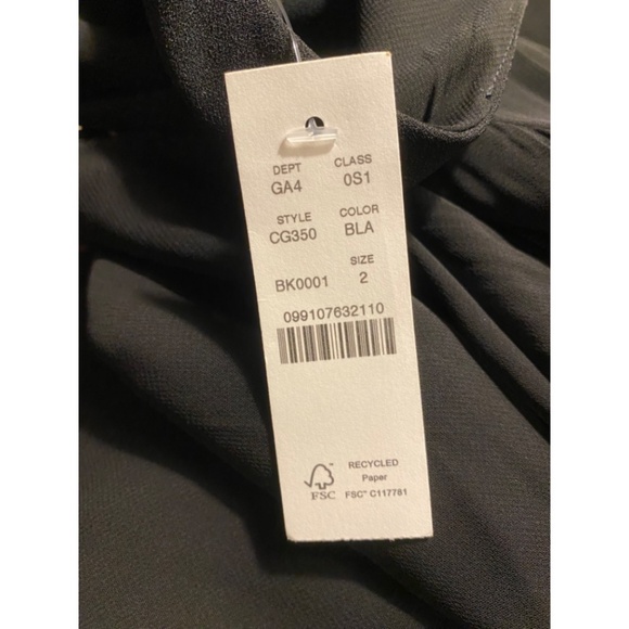 J.Crew NWT Long A-line Dress in Drapey Crepe - Picture 9 of 9